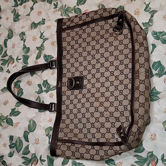 Authentic Gucci GG Canvas Abbey D-Ring Tote Bag - Picture 16 of 16